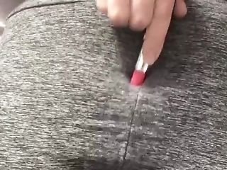 Masturbating Fully Clothed To Moist Orgasm