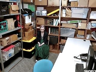Nubile Blonde Lexi Lore Striped And Penalize Fucked In The Office