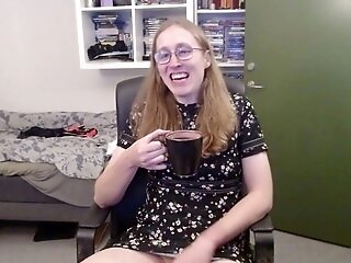 Sexy Crossdresser Gets Mischievous In Solo Webcam Session