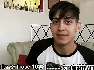 Little Latino Youngster Leisurely Becomes Fag While Degustating Man-meat
