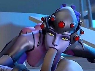 Overwatch Nice Widowmaker Deep Throats A Big Man-meat Collection