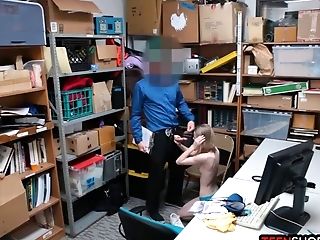 Russian Teenage Shoplifter Caught And Fucked By Security
