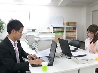 Fucking On The Office Table With A Hot Donk Japanese Assistant