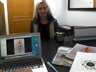 Youthfull Wannabe Model Fucks Her Agent For Finer Job Point Of View Clip